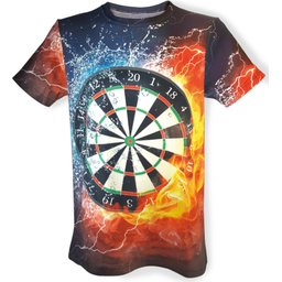 T-shirt reactive print