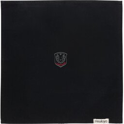 Ukiyo Aware™ 180gr 4-delige set recycled katoenen servetten-zwart-gepersonaliseerd