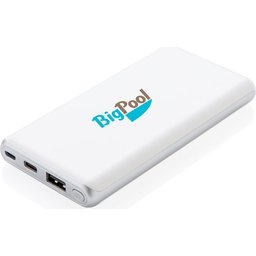 Ultra snelle 10.000 mAh powerbank met PD -personalisatie