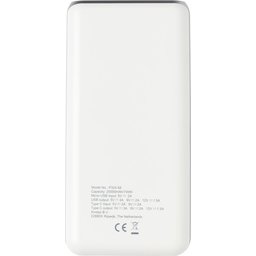 Ultra snelle 20.000 mAh powerbank met PD-achterzijde