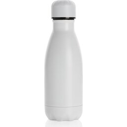 Unikleur vacuum roestvrijstalen fles 260ml-wit recht