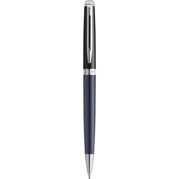 Waterman Hemisphere balpen met kleurblokken en palladium afwerking (blauwe inkt) - Blauw : Zwart - 1