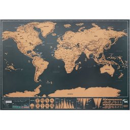 Wereld kraskaart