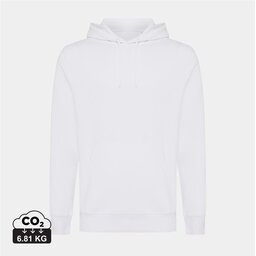 Wit Iqoniq Rila lichtgewicht gerecycled katoen hoodie