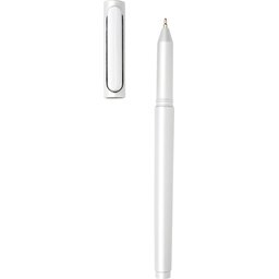 X6 pen met dop en ultra glide inkt -wit dop