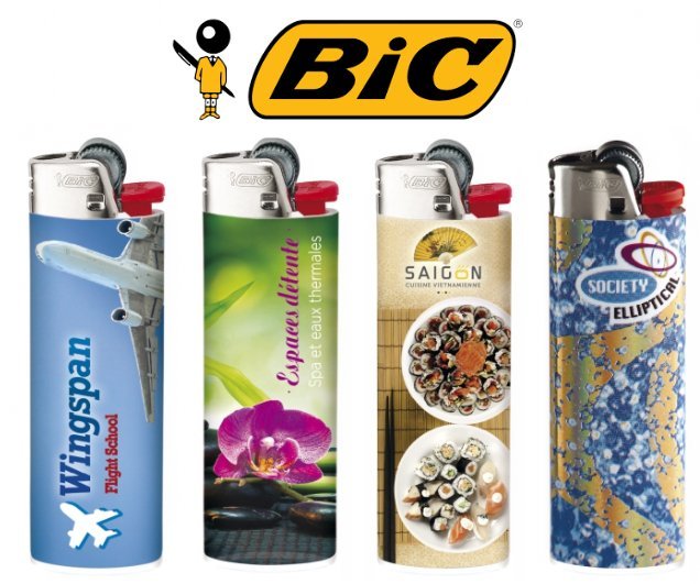 Bic aanstekers bedrukken met logo