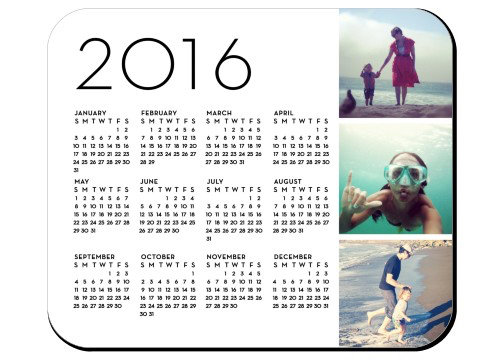 kalender muismatten
