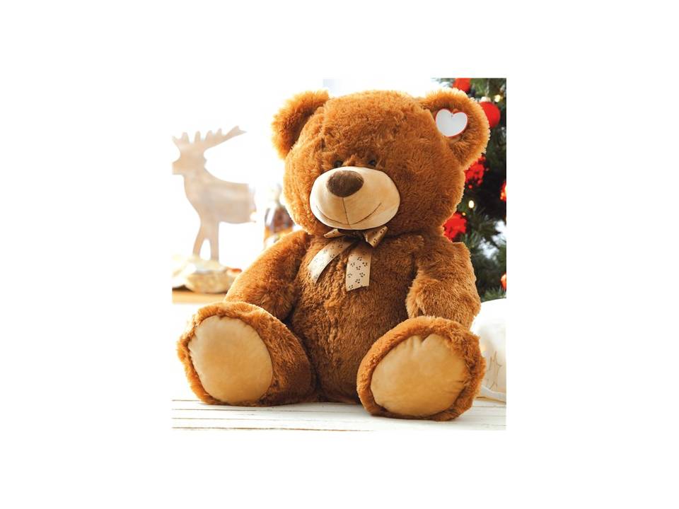 Grote pluche beer Gunnar 1