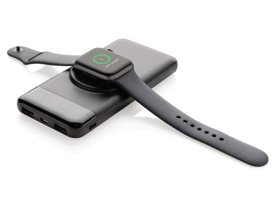 Draadloze powerbank met smart watch lader - 10.000 mAh 5