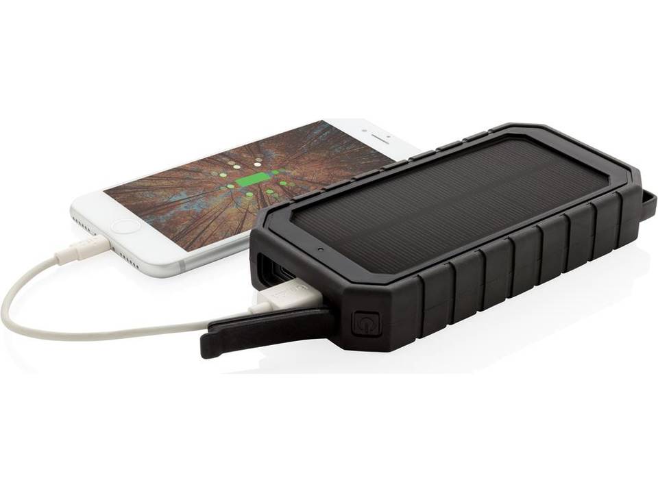 Solar Powerbank met draadloze oplader - 10.000 mAh  - 10 W 7