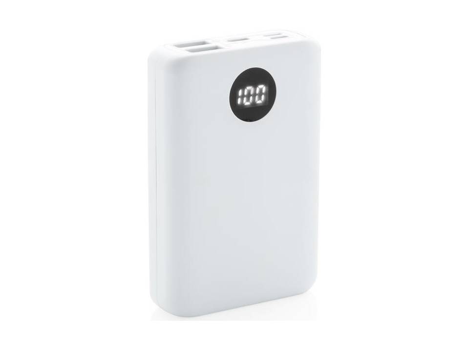 10.000 mAh zakformaat powerbank met triple input