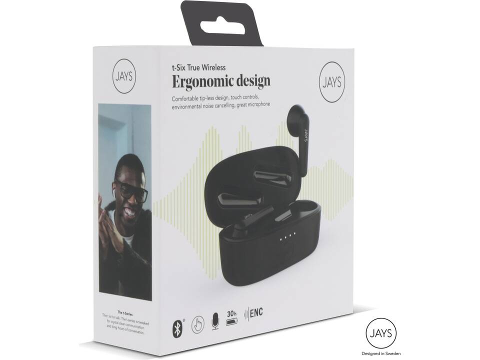 Jays T-Six Bluetooth Earbuds 6