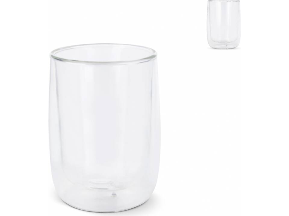 Dubbelwandig koffieglas Marian 320 ml