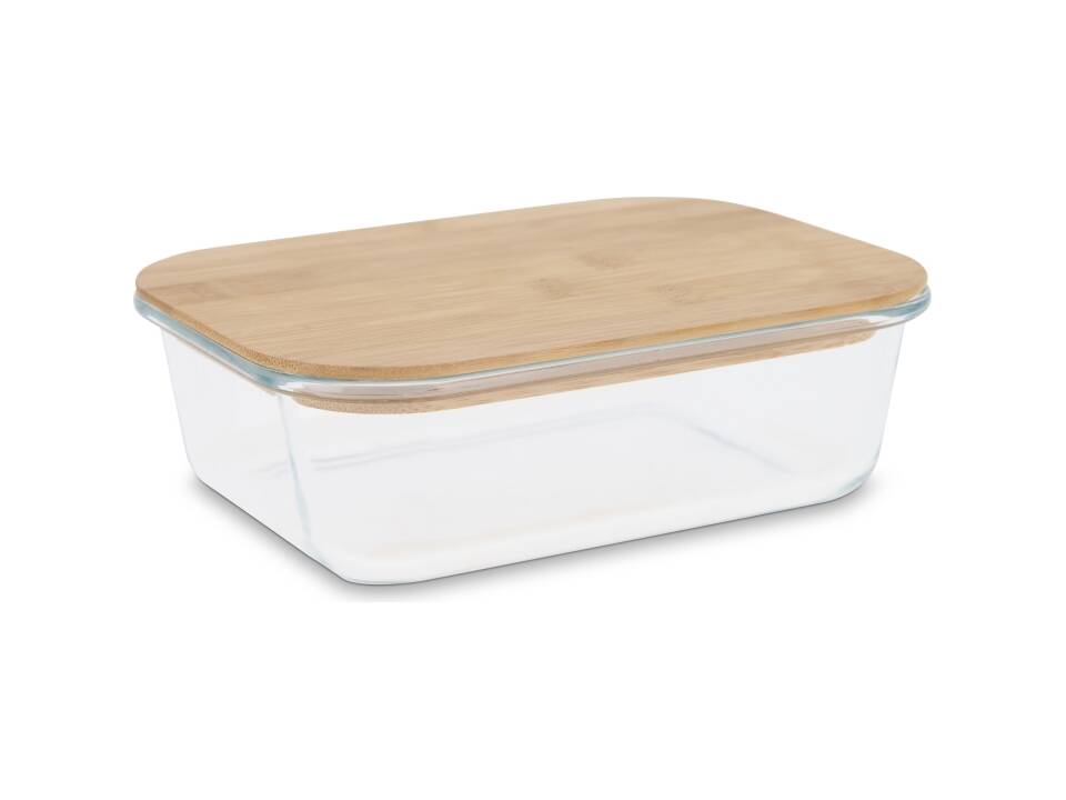 Lunchbox glas met bamboe deksel 3