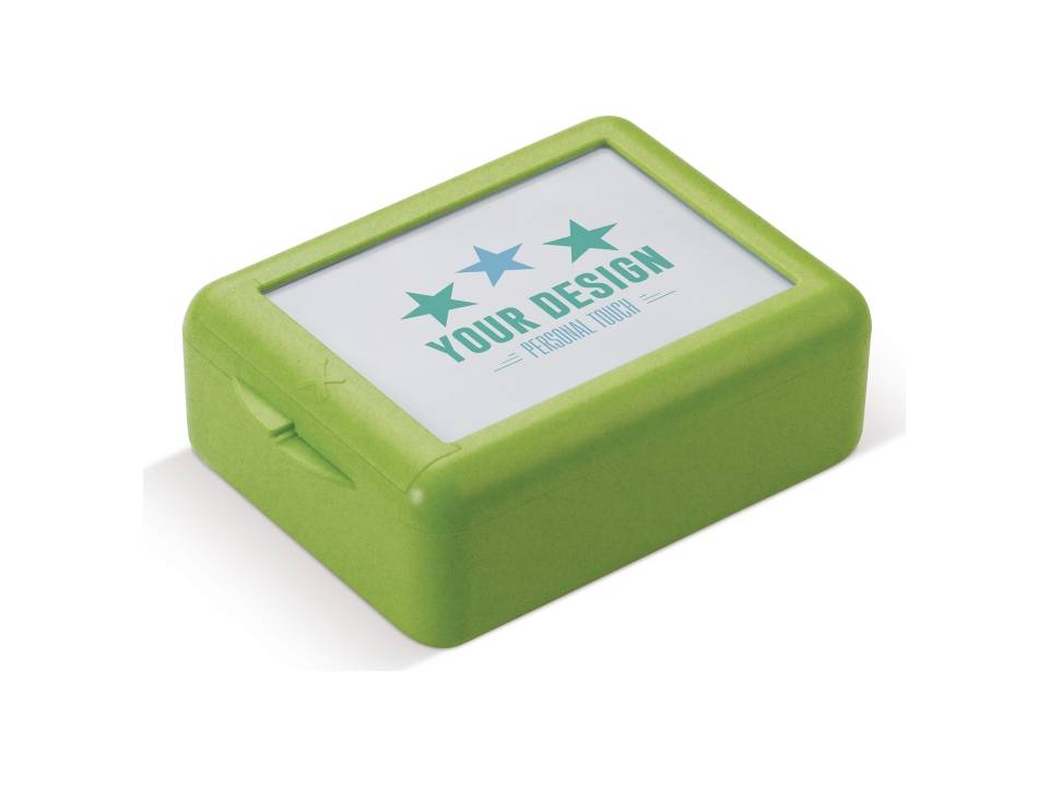 Duurzame broodtrommel met inlay 18 x 13,5 x 6,5 cm 4