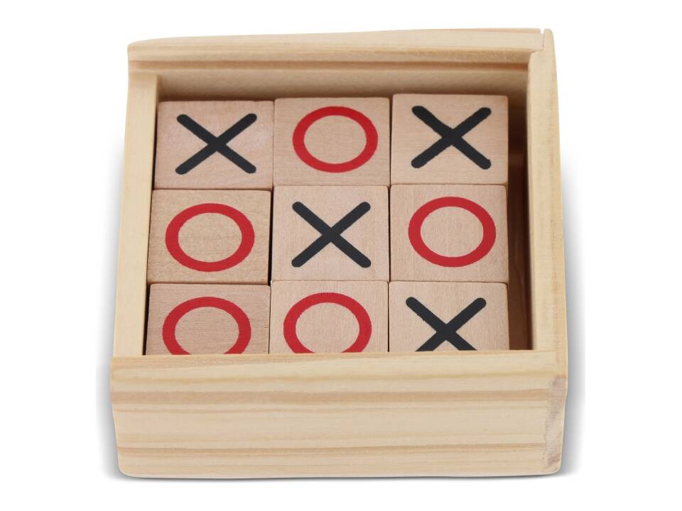 Tic Tac Toe houten in doos 2