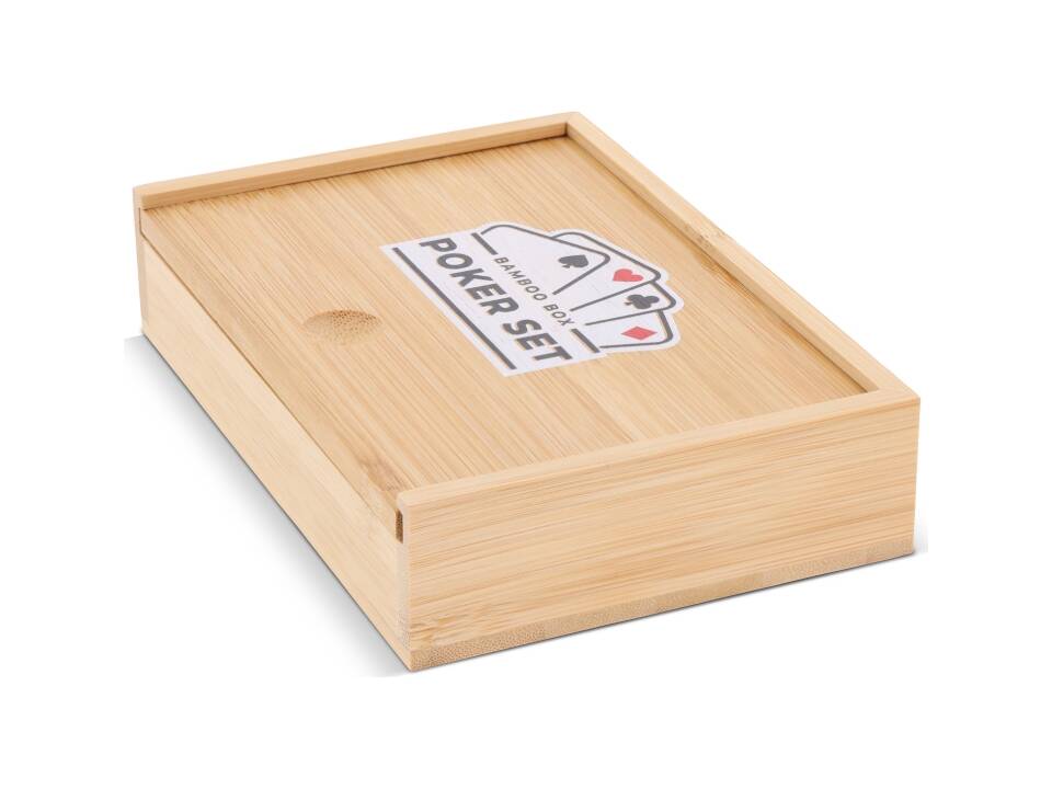 Kaartspel in bamboe geschenkverpakking 3