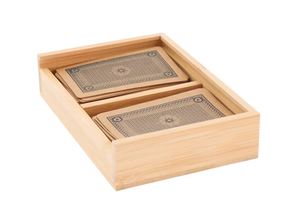Kaartspel in bamboe geschenkverpakking 2