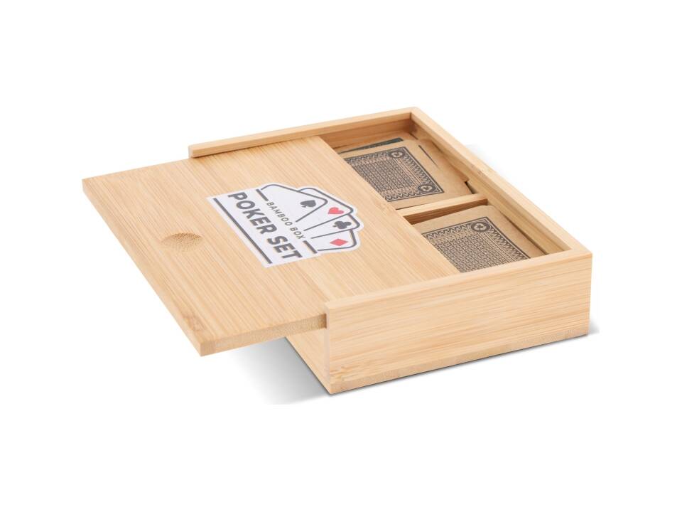 Kaartspel in bamboe geschenkverpakking 4