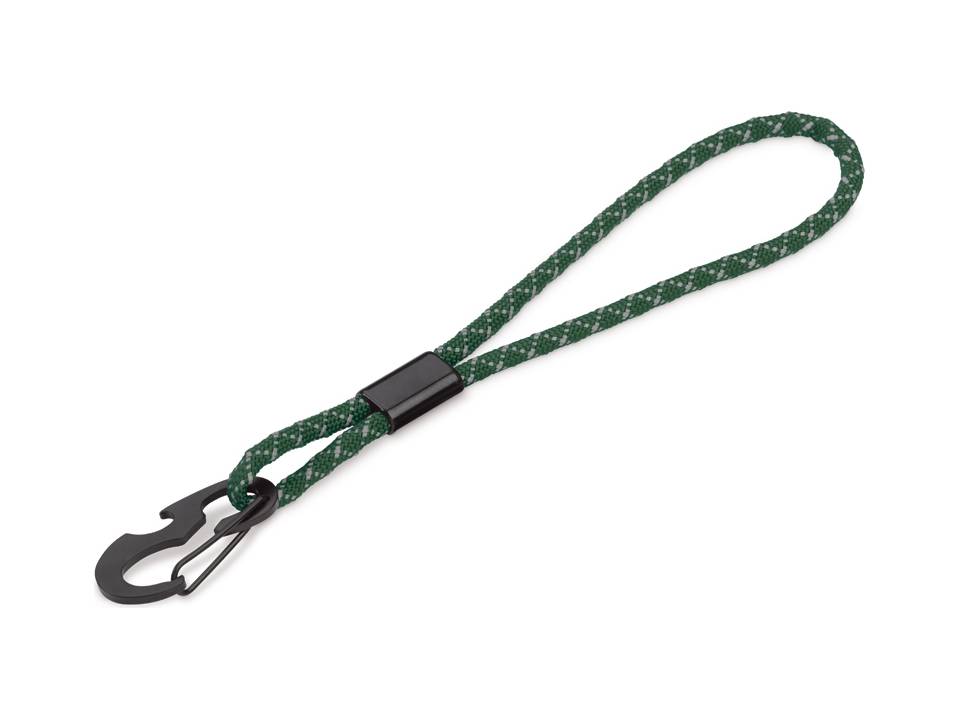Reflecterende polsband met karabijnhaak 2
