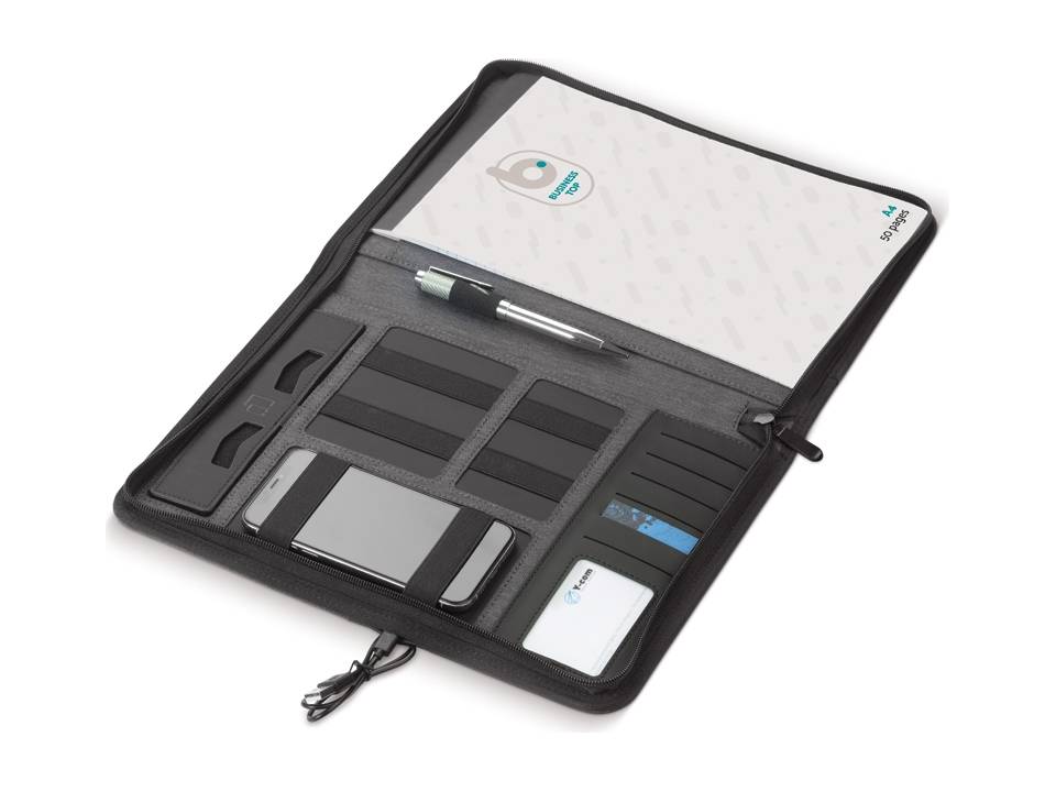 Tech portfolio deluxe met draadloze oplader 5W 11