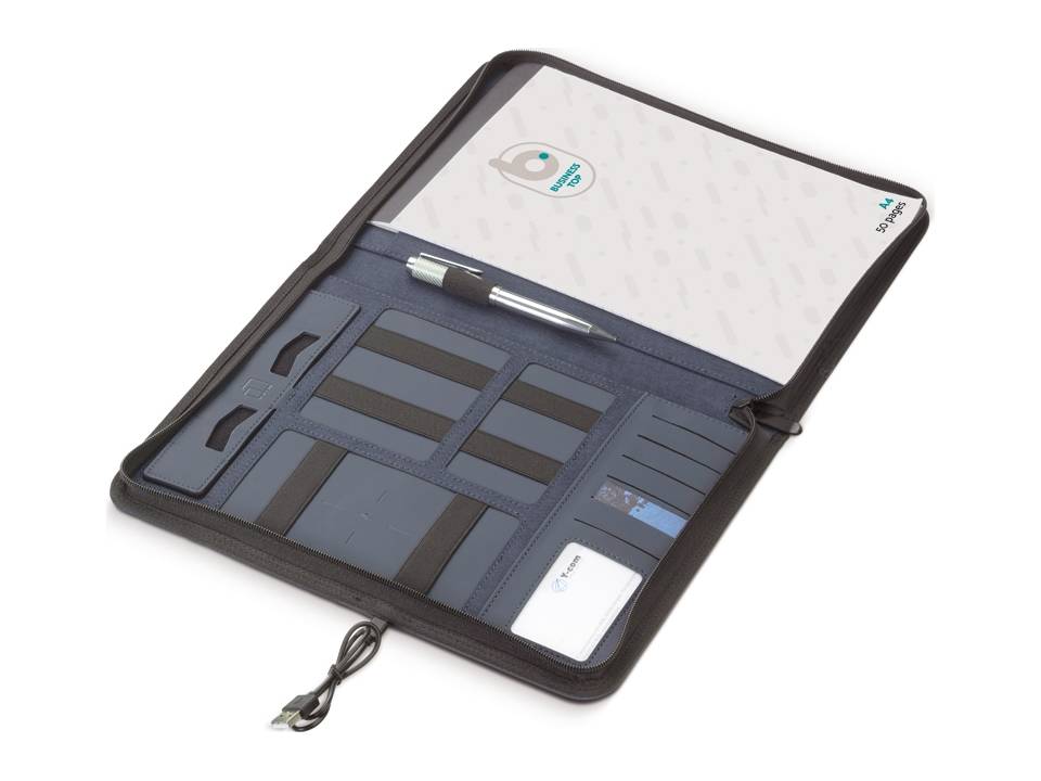 Tech portfolio deluxe met draadloze oplader 5W 7
