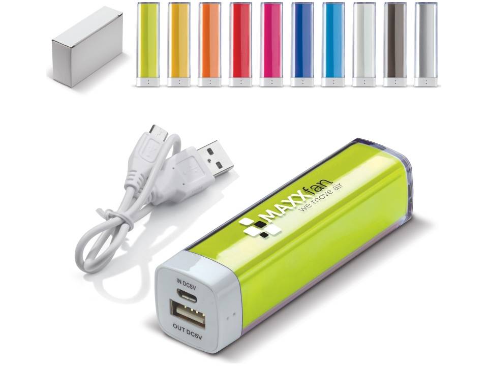 Powerbank transparant - 2200 mAh 5