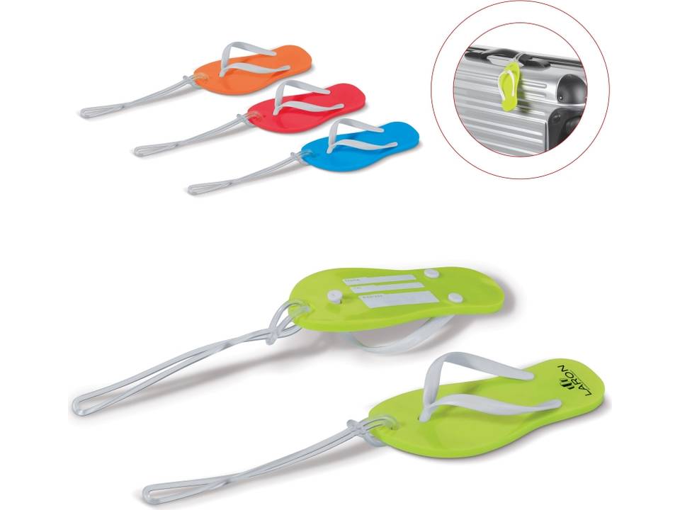 Bagagelabel slipper 1