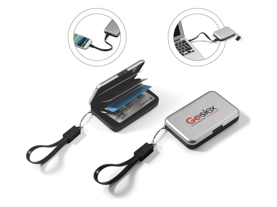 Powerbank Kaarthouder - 3000 mAh 3