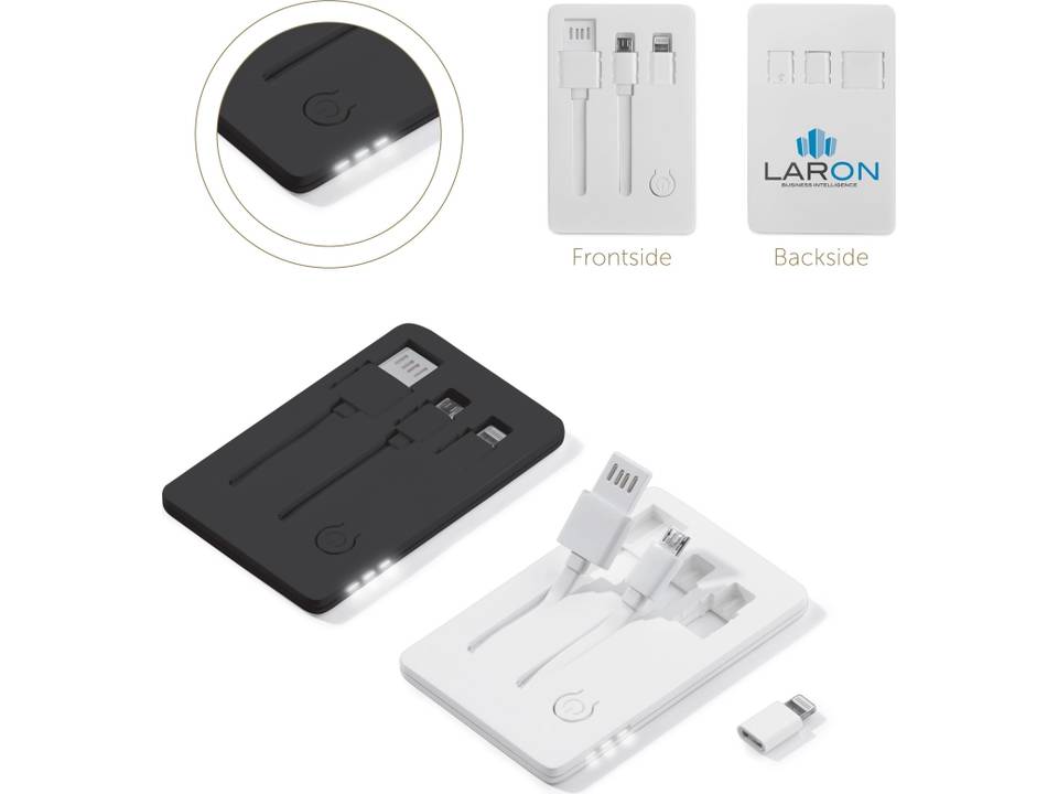 USB connector 3-in-1 met zaklamp 1