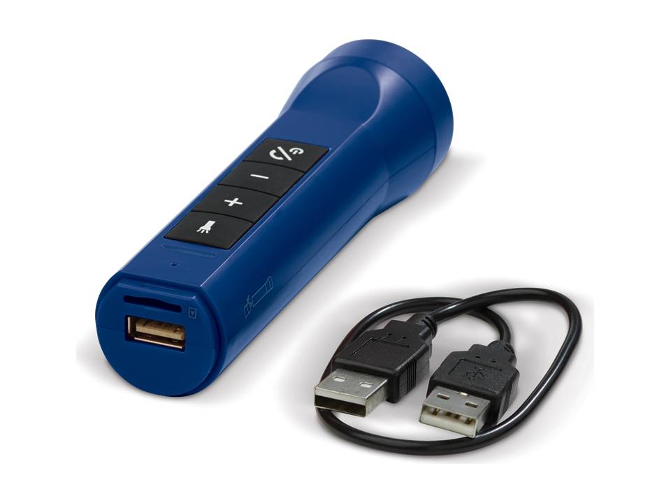 Powerbank speaker zaklamp - 2200 mAh 1