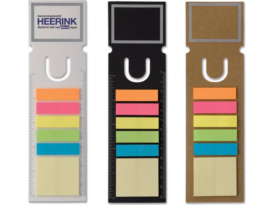 Boekenlegger met memoblaadjes 5