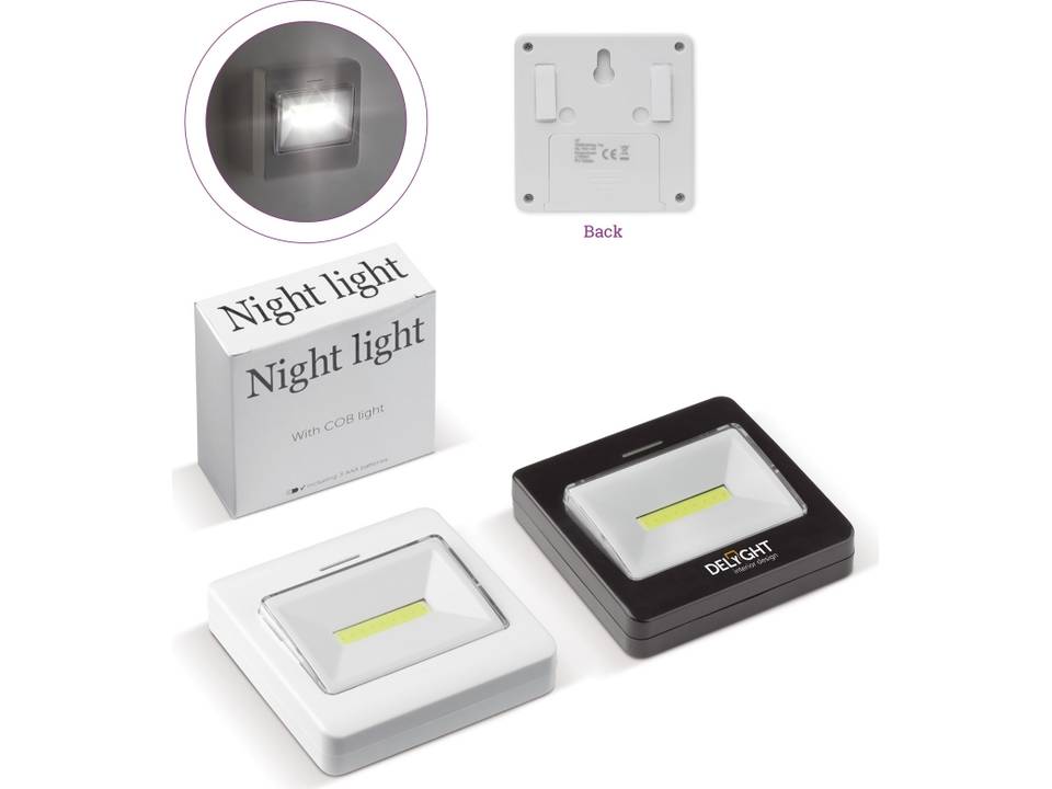 Nachtlampje met COB led 6