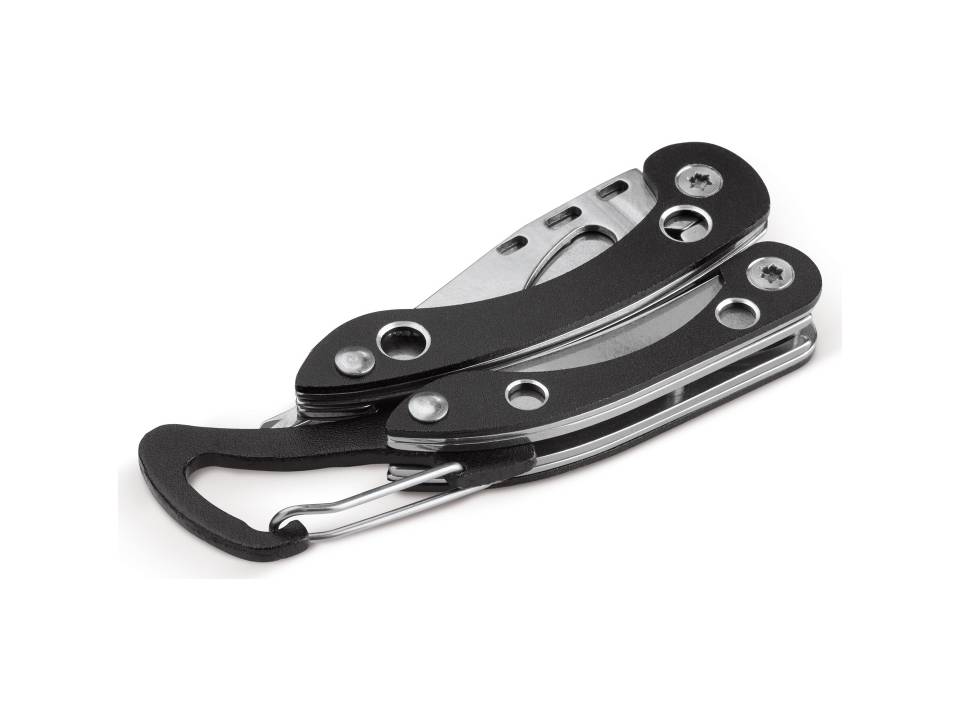 Multitool met karabijnhaak 12