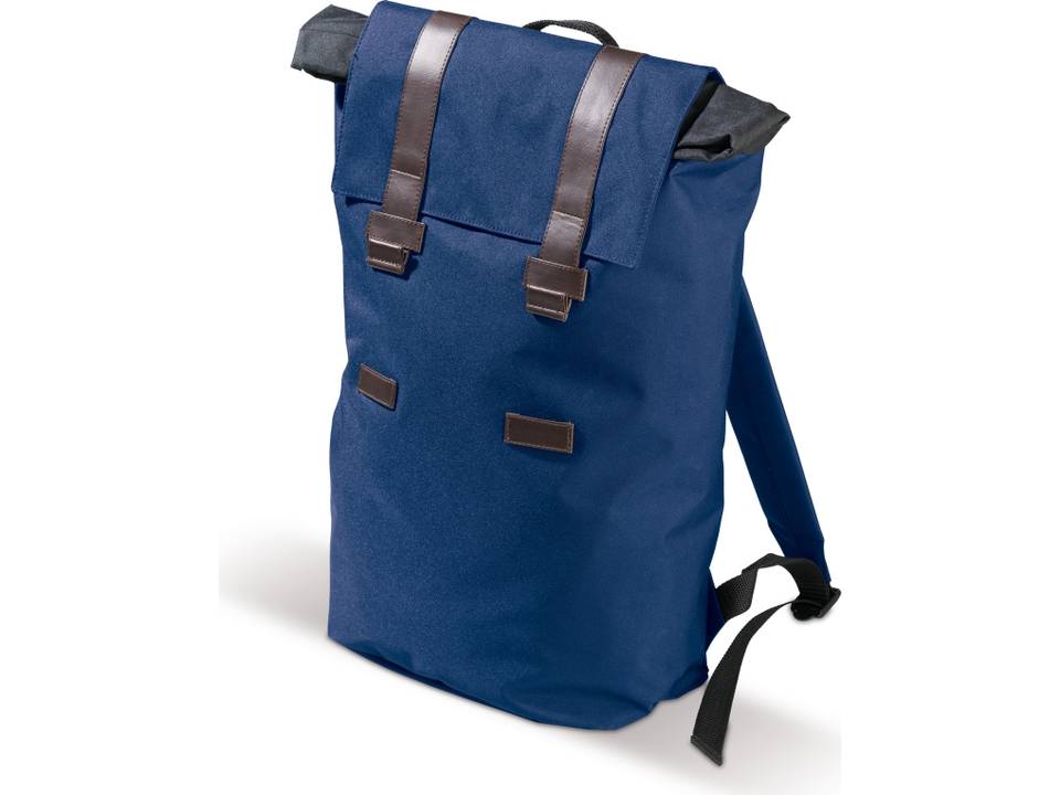 Rugzak met kunstlederen details 3