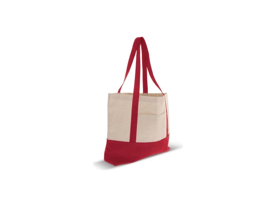 Strandtas katoenen canvas OEKO-TEX® 280g/m² 42x10x30cm 4