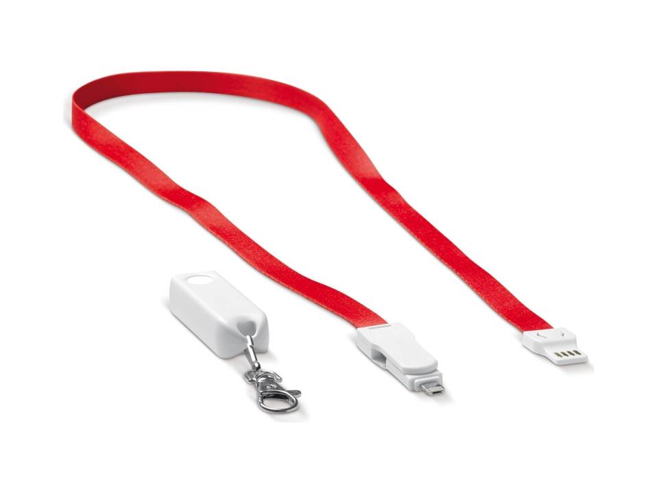 Keycord en oplaadkabel kabel 3-in-1 8