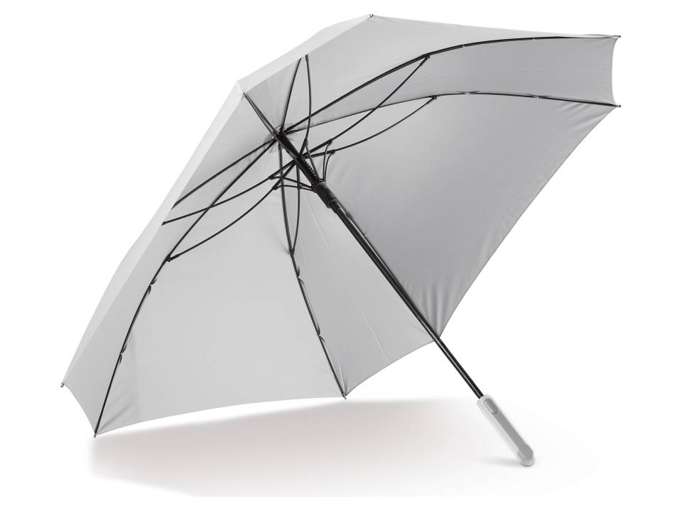Vierkante luxe paraplu met draaghoes - Ø121 cm 12