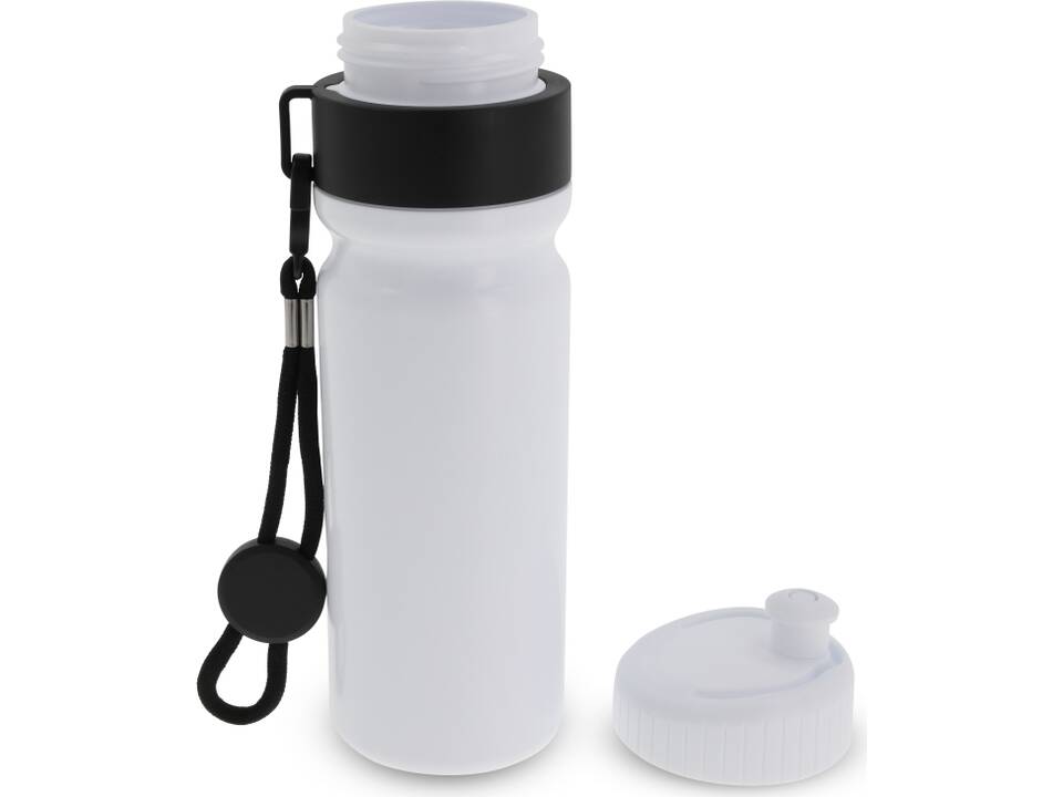 Sportfles met rand en koord 750 ml 20