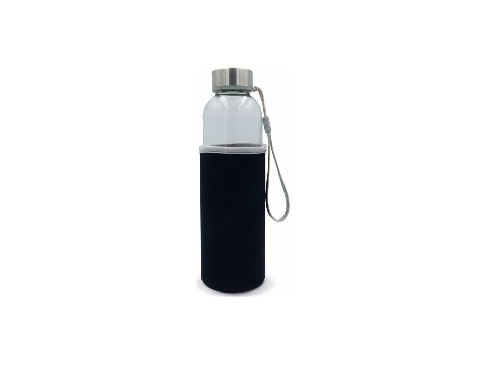 Waterfles glas met sleeve - 500 ml 1