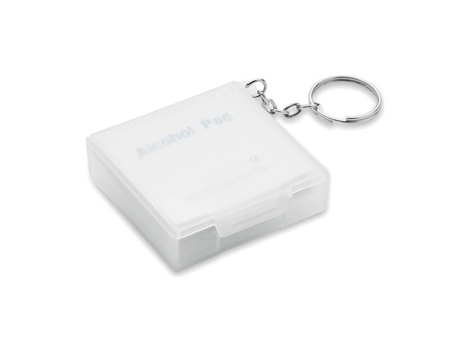 10 natte doekjes in sleutelhanger doosje 1