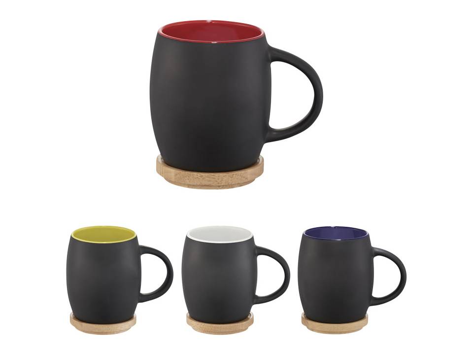 Keramieke mok met deksel - 400 ml 1