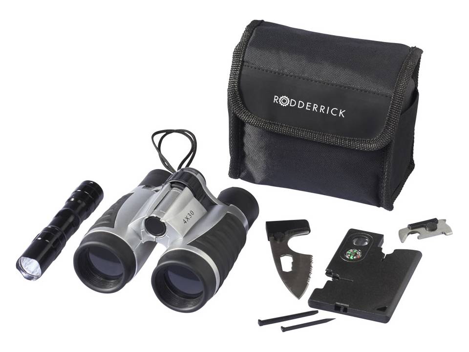 Dundee 16-delige outdoor cadeau set met verrekijker 2