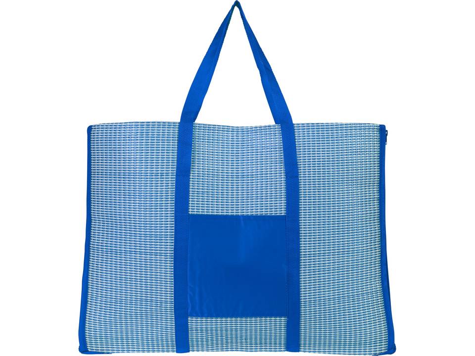 Opvouwbare strandtas met strandmat 8