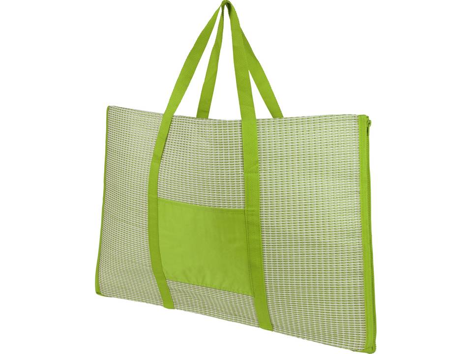 Opvouwbare strandtas met strandmat 16