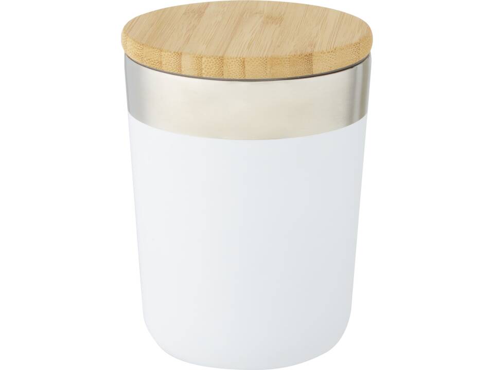 Lagan koperen vacuüm geïsoleerde beker - RVS + Bamboe - 300 ml 7