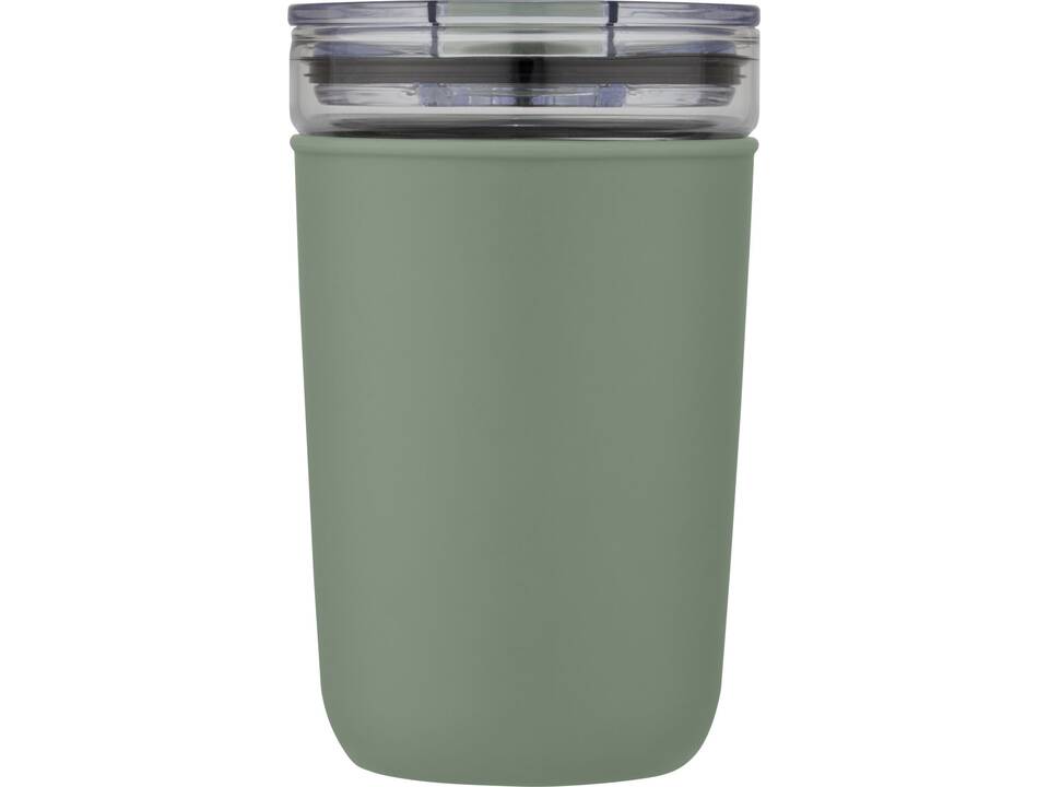 Bello glazen beker met buitenwand van gerecycled plastic - 420 ml 15