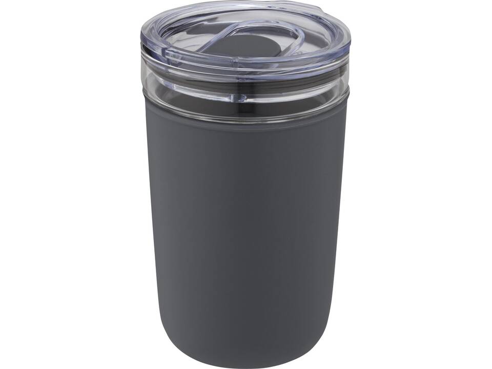 Bello glazen beker met buitenwand van gerecycled plastic - 420 ml 19