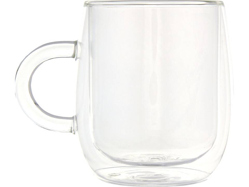 Dubbelwandige glazen beker - 330 ml 4