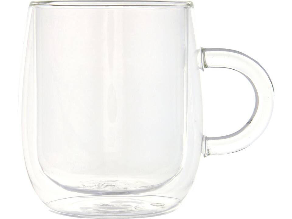 Dubbelwandige glazen beker - 330 ml 3